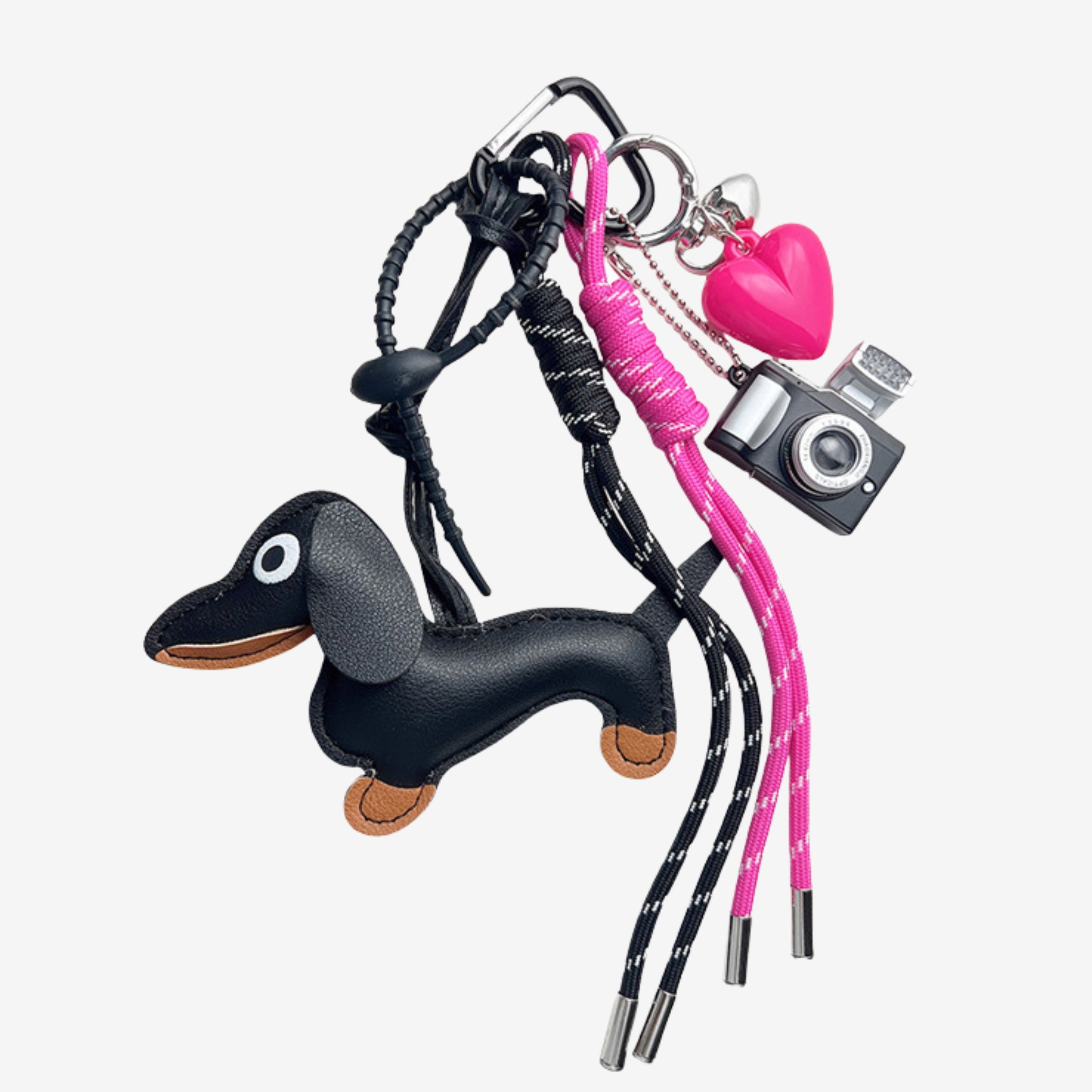 Camera & Puppy Bag Charm