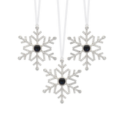 Ornement Photo Flocon de Neige Personnalisé Couleur