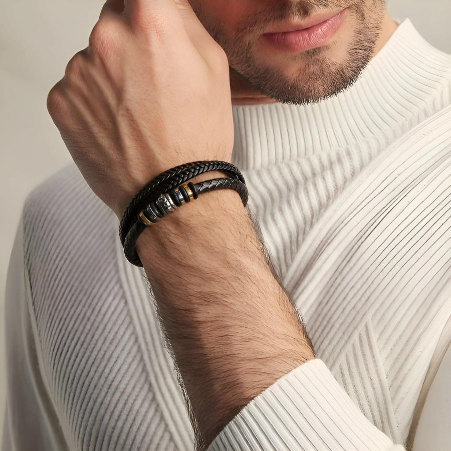 Bracelet À Mon Fils - Lien Indestructible Gravé