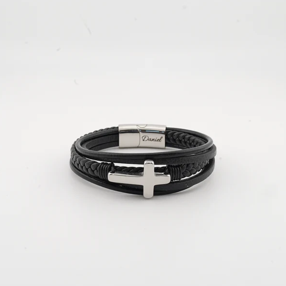 À mon Petit-Fils - Bracelet de la Foi du Gardien Éternel