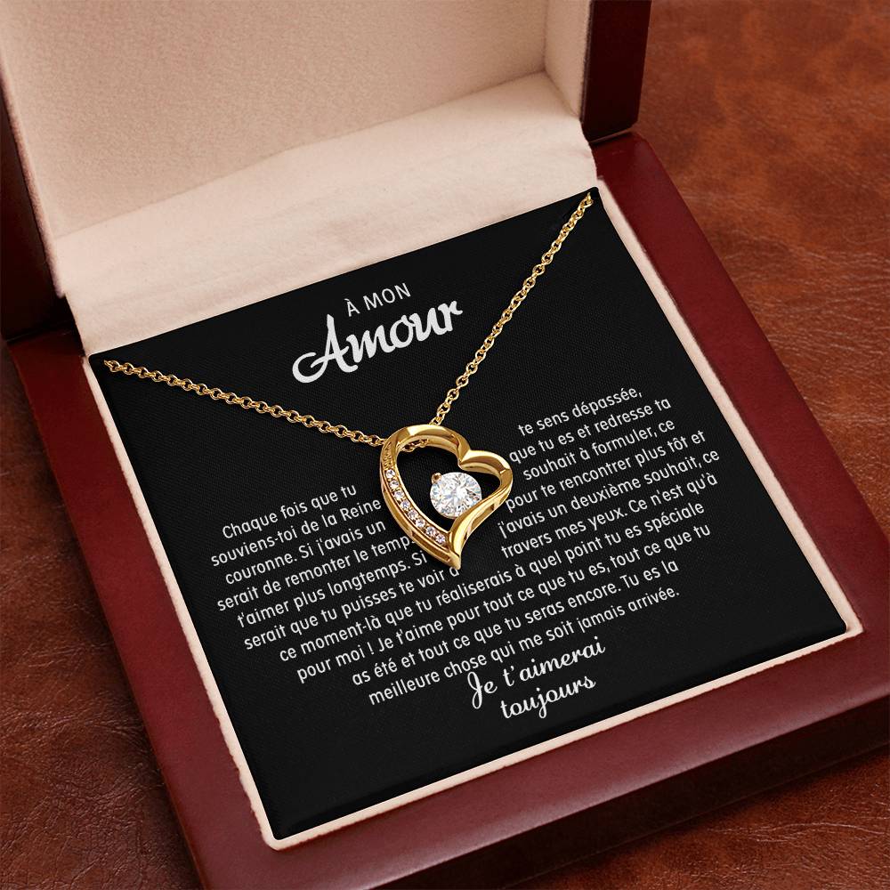 À mon Amour - Collier coeur