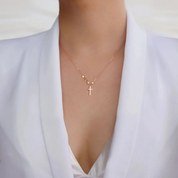 Collier croix - héritage familial