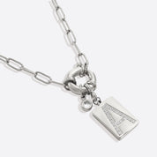 Collier pendentif initial - Or