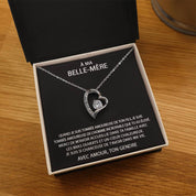 À ma Belle-Mère - Collier coeur