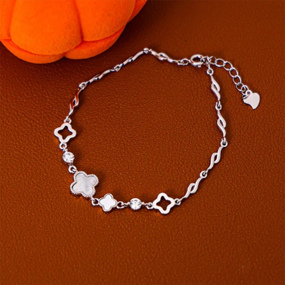 Bracelet en argent sterling et ambre