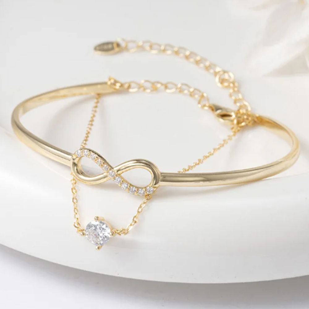 À ma Fille - bracelet avec pierre de naissance - Or