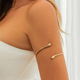 Geometric Twisted Cuff Arm Bracelet