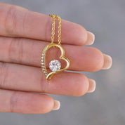 À ma Reine - Collier cœur