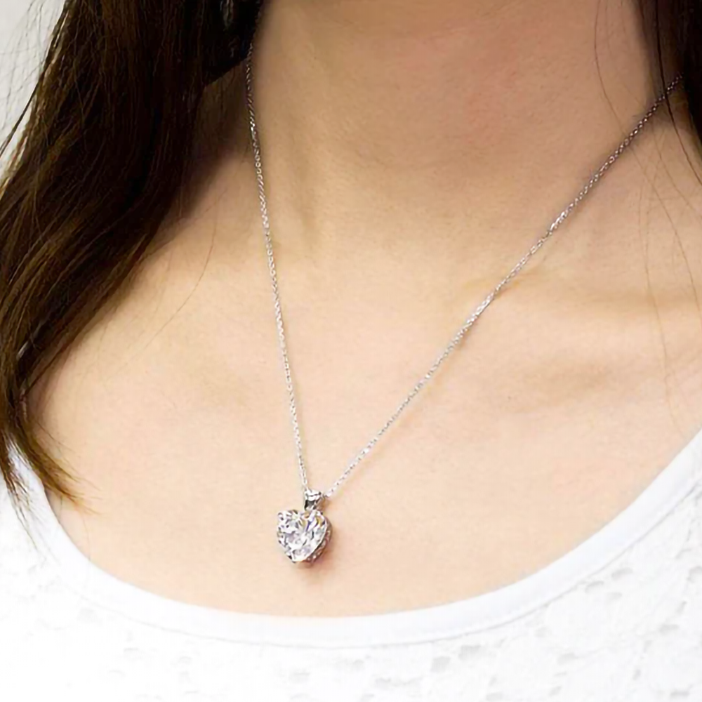 Ensemble d'amour étincelant - Collier, Bracelet et Boucles d'oreilles