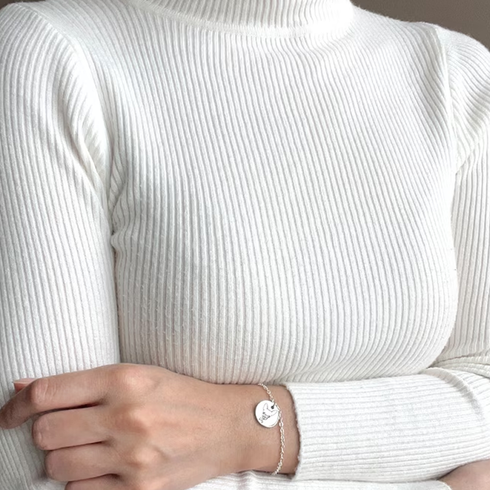 Bracelet portrait d'animal de compagnie - Or