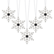 Ornement Photo Flocon de Neige Personnalisé Couleur