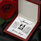 À ma Maman - Je t'aime - Collier cœur