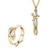 Collier de câlins en or