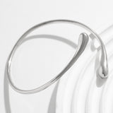 Geometric Twisted Cuff Arm Bracelet