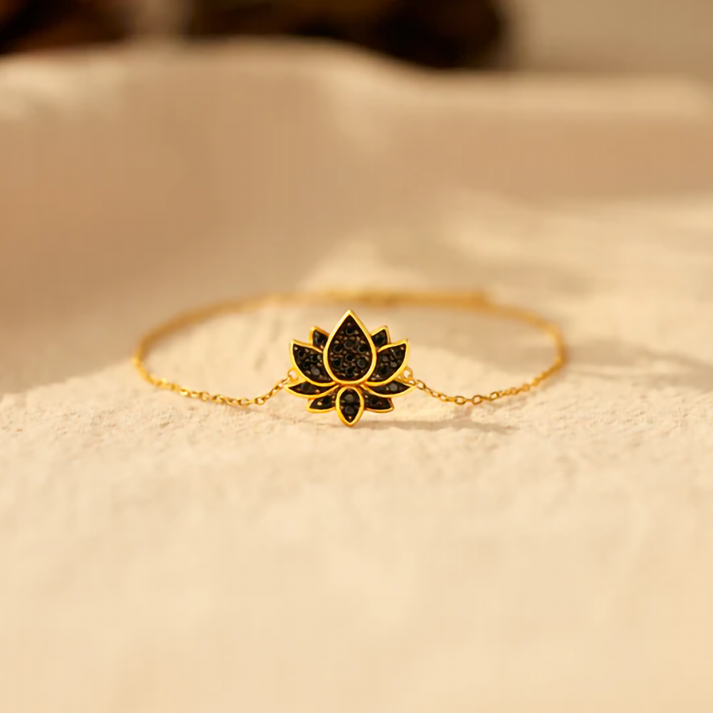 À ma Fille - Bracelet Lotus d'amour