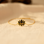 À ma Fille - Bracelet Lotus d'amour
