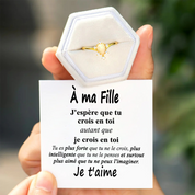 À ma Fille - Bague en pierre d'opale