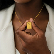 Femme de ma vie - Collier Lettre d'Amour