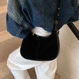 Élodie Shoulder Suede Bag