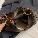 Élodie Shoulder Suede Bag