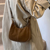 Élodie Shoulder Suede Bag