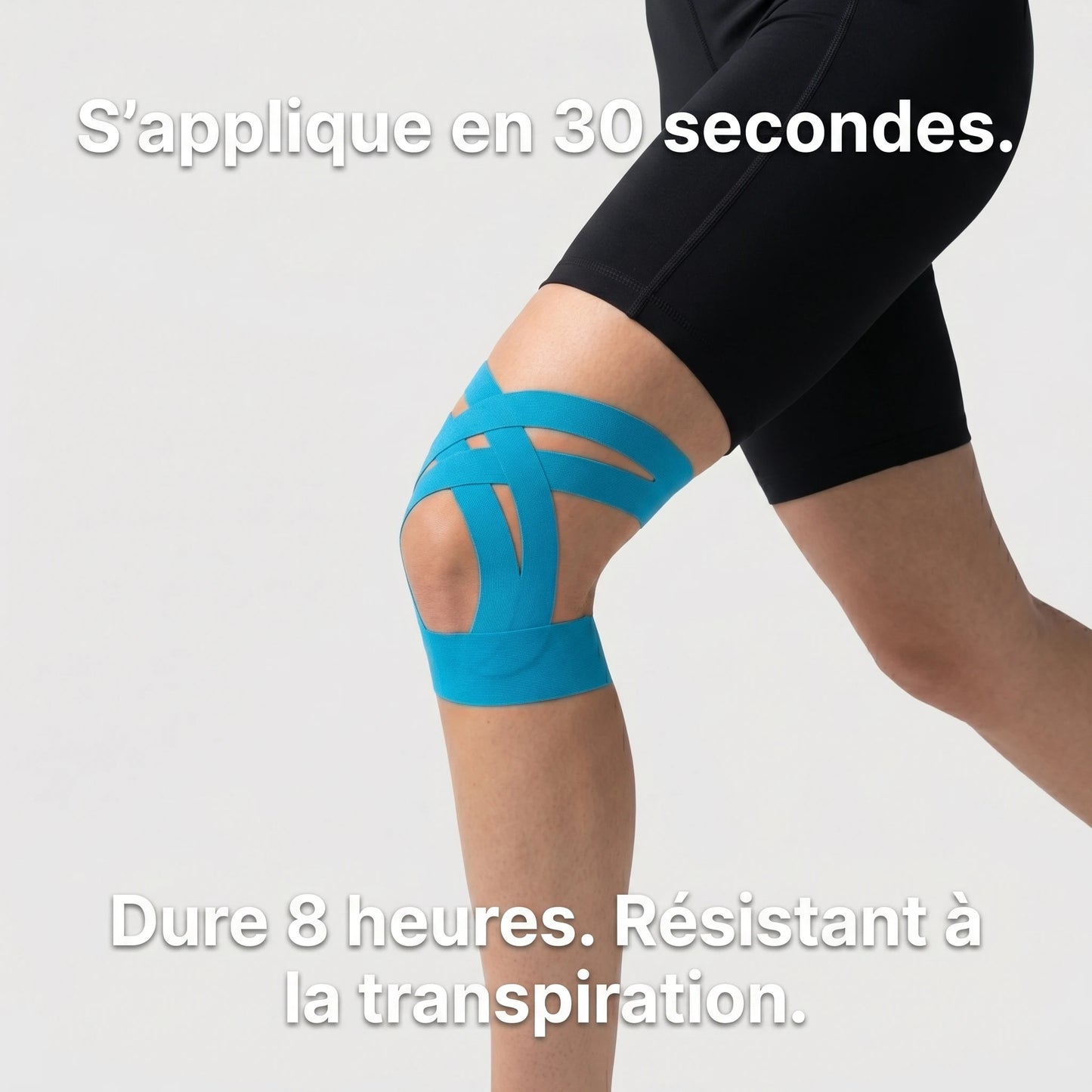 Cours sans y penser. Ton genou te suit enfin.