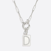 Collier pendentif initial - Or