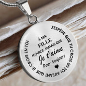 Collier familial - À mon Fils ou ma Fille - Or