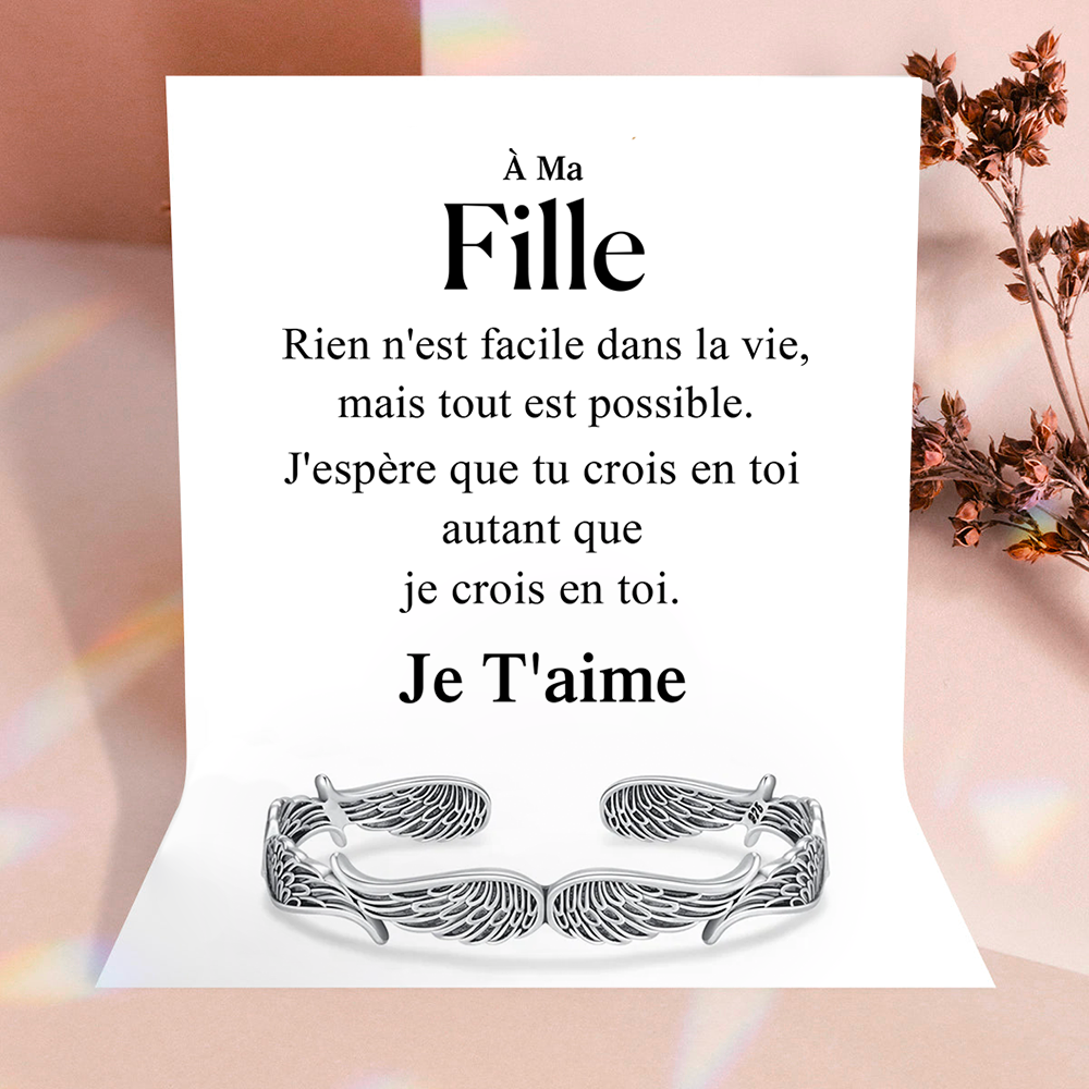 À ma fille - Bracelet ange