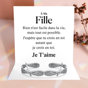 À ma fille - Bracelet ange
