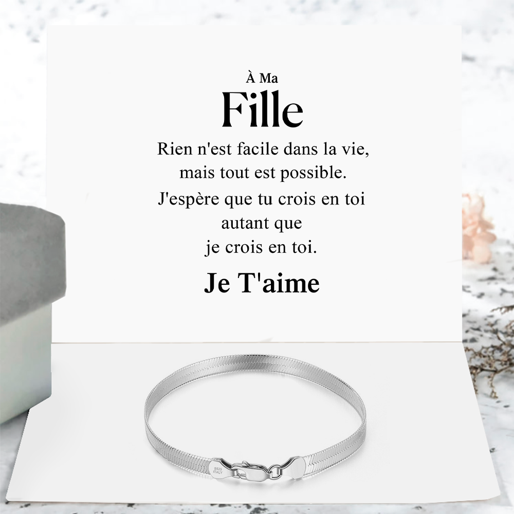 A mon Fils ou à ma Fille - N'oublie jamais que je serai avec toi - Or