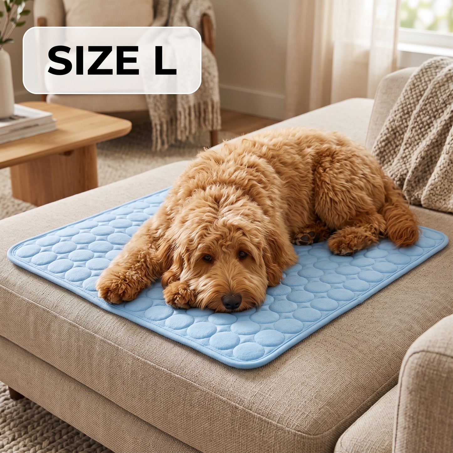 Le tapis qui garde votre chien au frais toute la journée