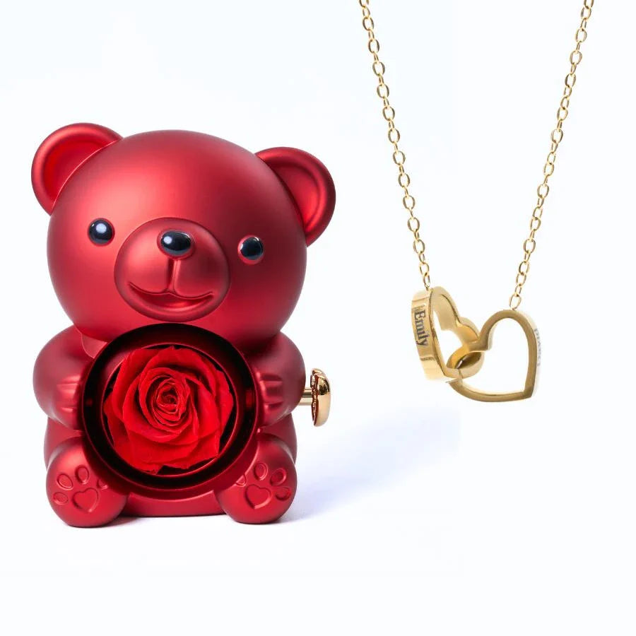 Eternal_Rose_Bear_Intertwined_Necklace_-_Red_Gold.webp