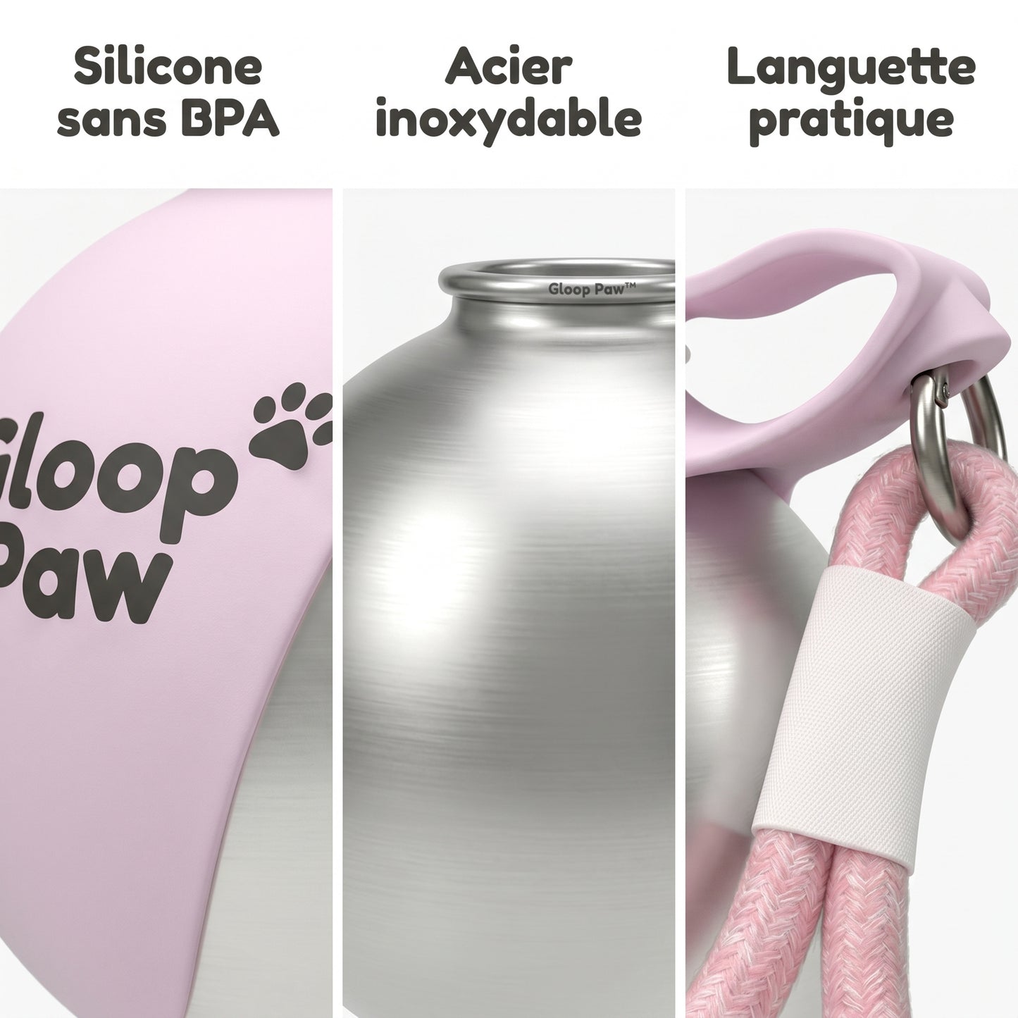 La gourde qui garde votre chien hydraté à chaque promenade