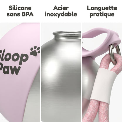 La gourde qui garde votre chien hydraté à chaque promenade