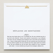 Déplacer Les Montagnes Collier - Ne Vous Contentez Pas D'une Étoile Quand Vous Méritez La Galaxie