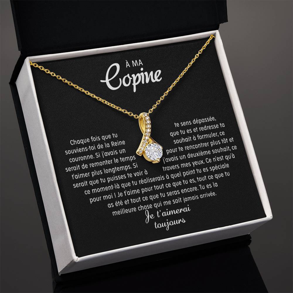 À ma Copine- Collier pendentif amour