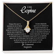 À ma Copine- Collier pendentif amour
