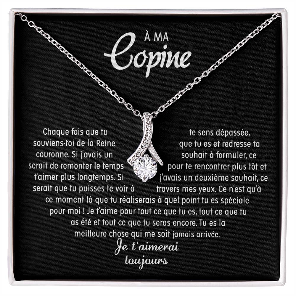 À ma Copine- Collier pendentif amour