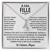 À ma Fille - Collier pendentif amour