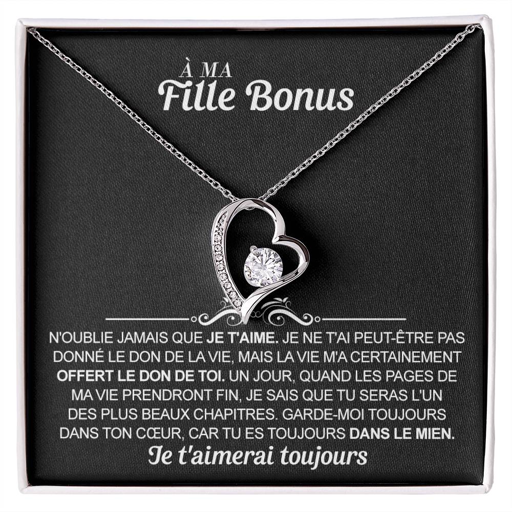 À ma Fille Bonus - Collier d'amour pour toujours