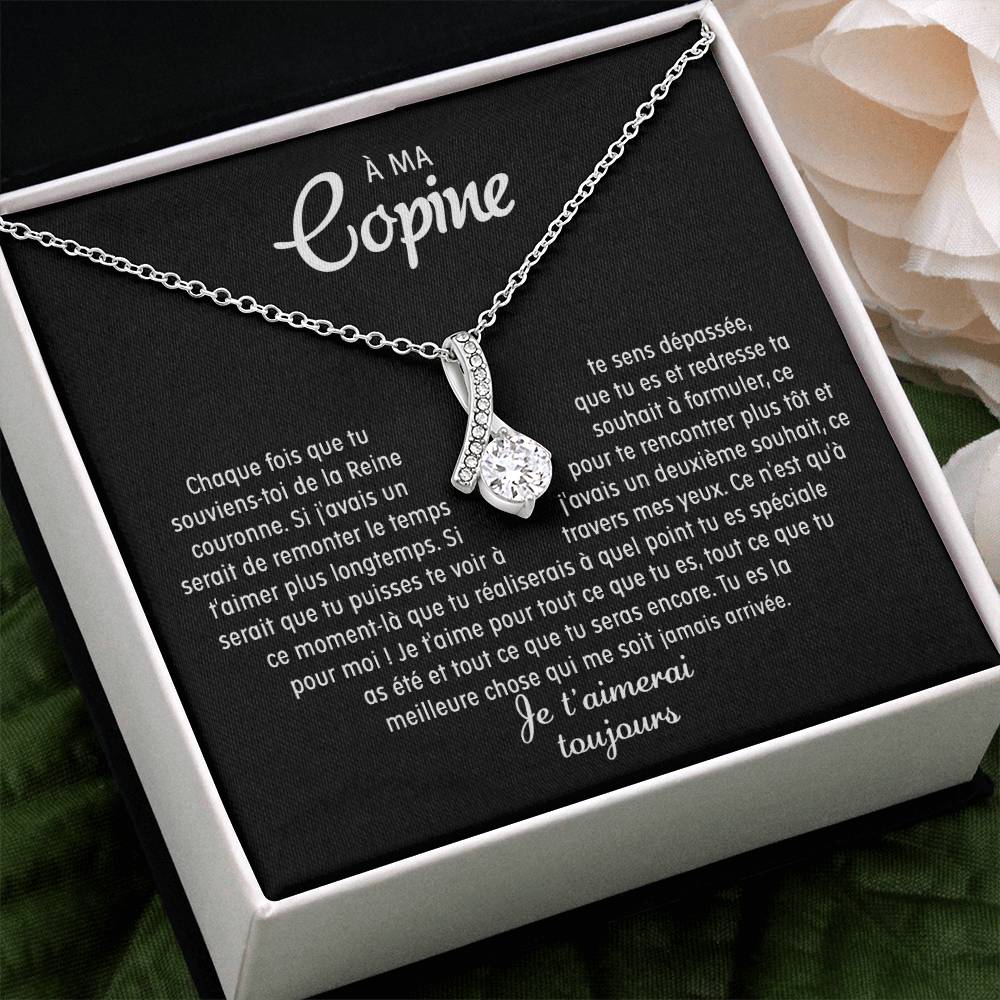 À ma Copine- Collier pendentif amour - Or