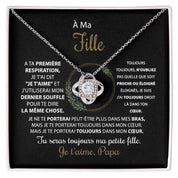 À ma Fille - J'utiliserais mon dernier souffle pour dire je t'aime - Or