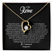 À Ma Reine – Collier Coeur D’amour - Or