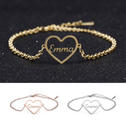 À ma Fille - Bracelet coeur - Or Rose