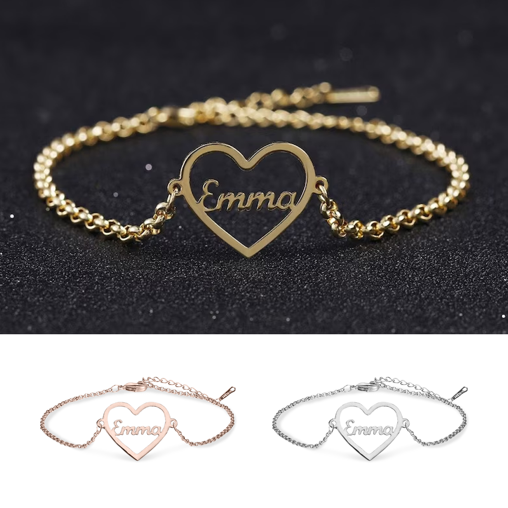 À ma Fille - Bracelet coeur