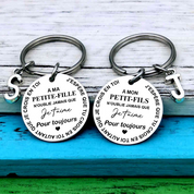 À mon Petit-fils ou ma Petite-fille - Porte-clés familial