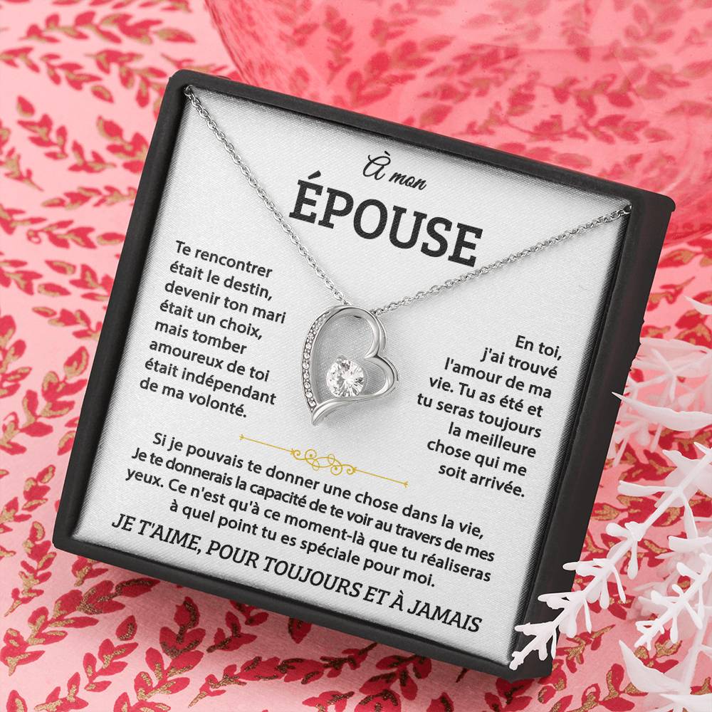 A Mon Epouse- Coeur D'amour Éternel - Or