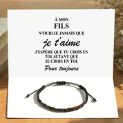 À mon Fils ou à ma Fille - Bracelet familial