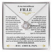 À ma Fille - je souhaite que tu te voies à travers mes yeux